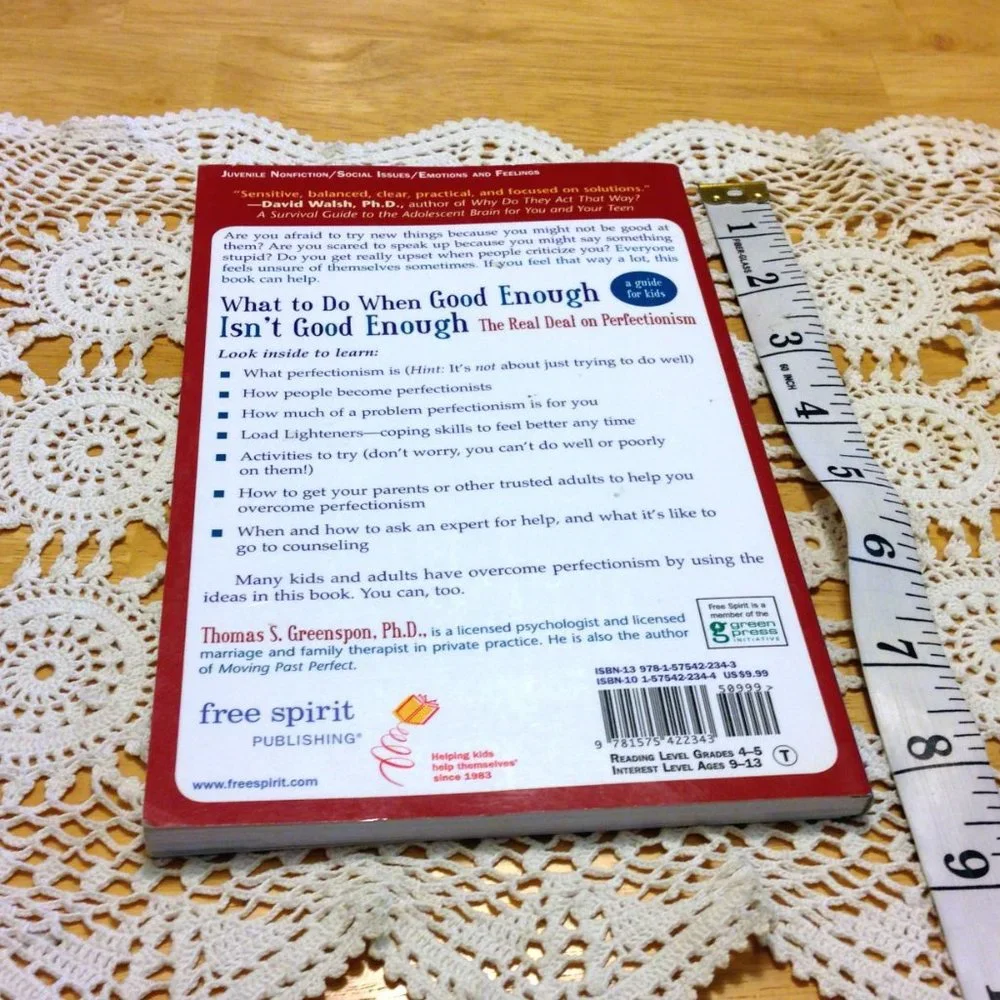 Book Sale! 3 for $10! Adolescent Advice - What to do when good enough isn't